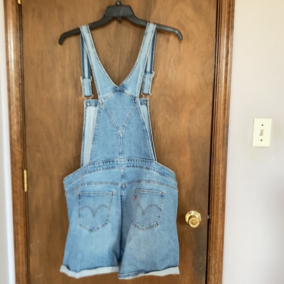 Relist 6/13 Levi’s denim jean short overall 20W - Picture 12 of 17